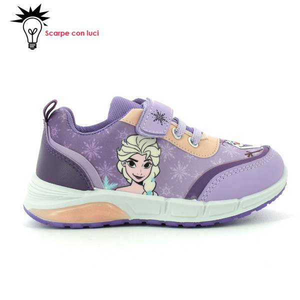 Sneakers Bassa Con Luci Frozen 24 32 FZ013845 Sneakers Bambino Scopri Disney sul sito ecommerce GM Vegasi